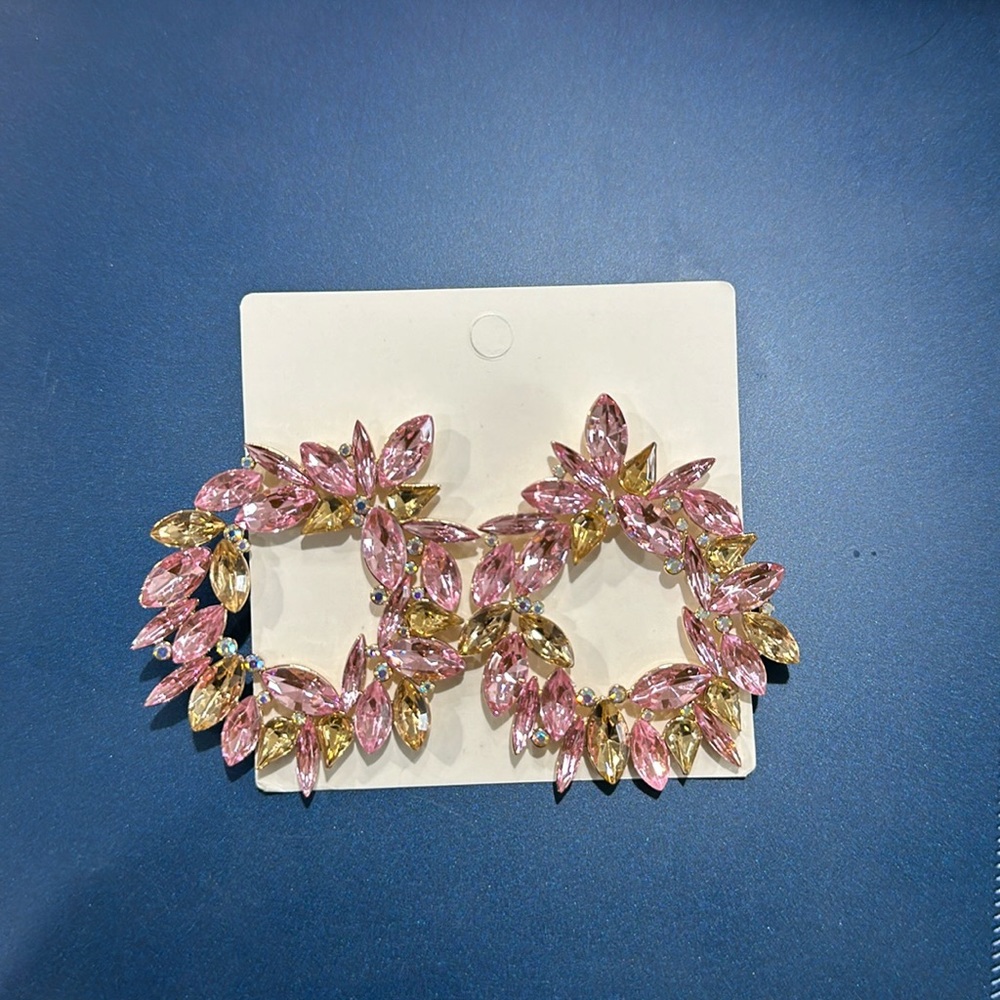 Bejeweled earrings